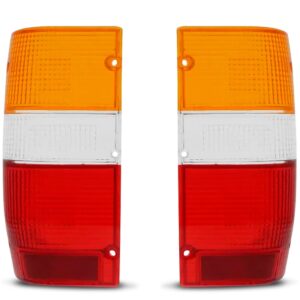 Par Lente Lanterna Traseira L200 1992 A 2003 Vermelho