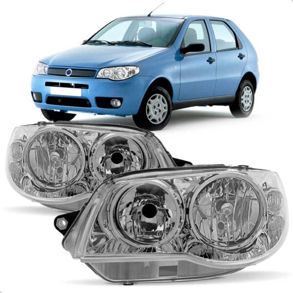 Par Farol Palio 2004 05 06 07 08 09 10 11 12 2013 Cromado