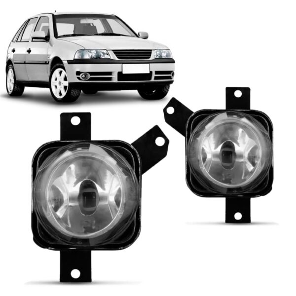 Par Farol Milha Auxiliar Gol G3 1999/2003 Fase 2 C/projetor