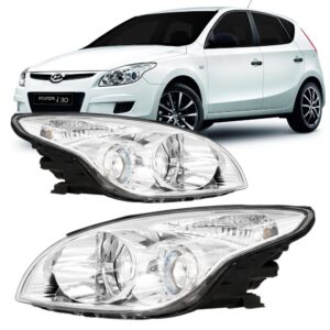 Par Farol I30 2008 2009 2010 2011 2012 Cromado Direito E Esquerdo