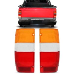 Par Lente Lanterna Traseira L200 1992 A 2003 Tricolor - Tricolor