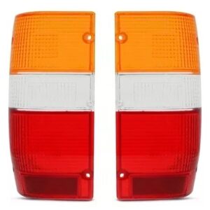 Par Lente Lanterna Traseira L200 1992 A 2003 Tricolor - Tricolor