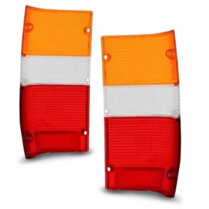 Par Lente Lanterna Traseira L200 1992 A 2003 Tricolor - Tricolor