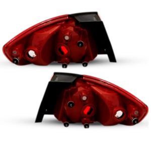 Par Sinaleira Traseira Santa Fe 06 2007 2008 2009 2010 Canto - Vermelho