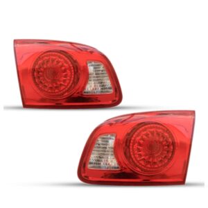 Par Sinaleira Traseira Santa Fé 2006 2007 2008 09 2010 Tampa Vermelho