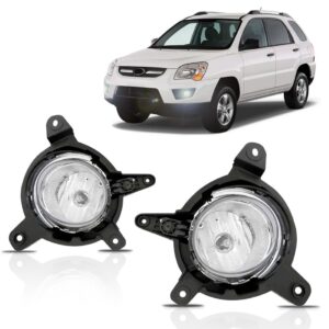 Par Farol Milha Auxiliar Sportage 2009 2010 2011 Com Lâmpada