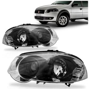 Par Farol Palio 10 A 12 Siena 2008 A 2013 Preto C/ Aro Preto