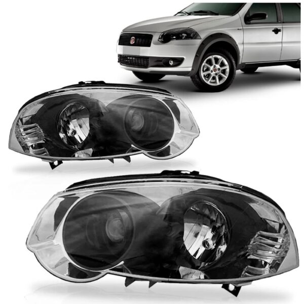 Par Farol Palio 10 A 12 Siena 2008 A 2013 Preto C/ Aro Preto