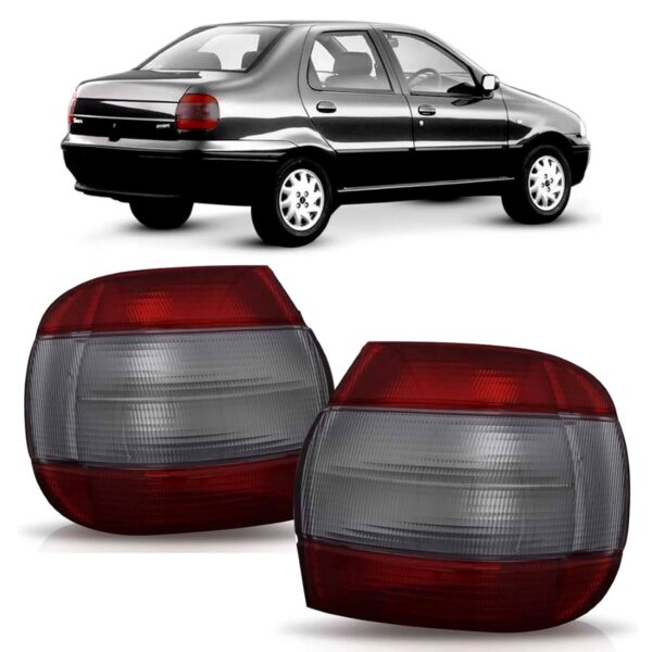 Par Sinaleira Traseira Siena 1997 1998 99 2000 Fumê Promoção