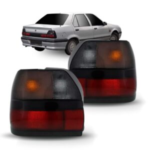 Par Sinaleira Traseira Renault R19 Sedan 93 94 95 96 97 98 Ambos Lados Vermelho