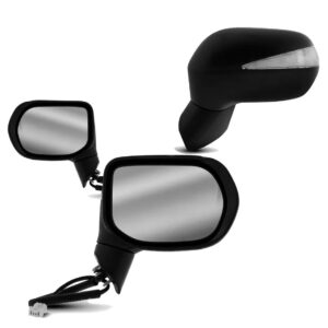 Par Retrovisor Civic 2006 A 11 Elet C/ Sinaleira Preto Liso