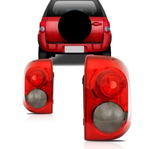 Par Sinaleira Traseira Para Ford Ecosport 2008 Até 2012 Fume Ambos Lados Vermelho
