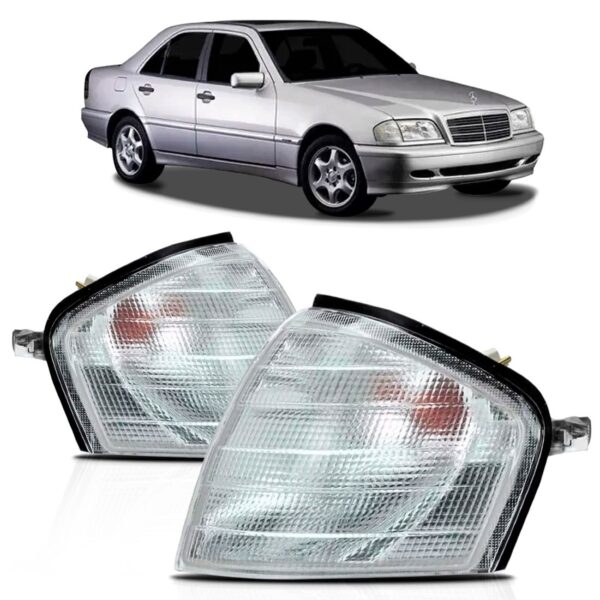 Par Lanterna Dianteira Mercedes C220 94/2000 Cristal Oferta