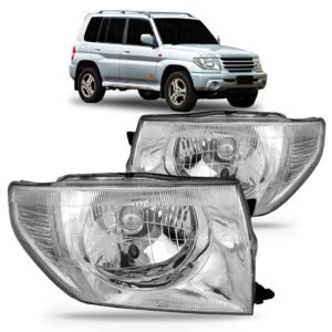 Par Farol Pajero Tr4 2004 2005 2006 Cromado