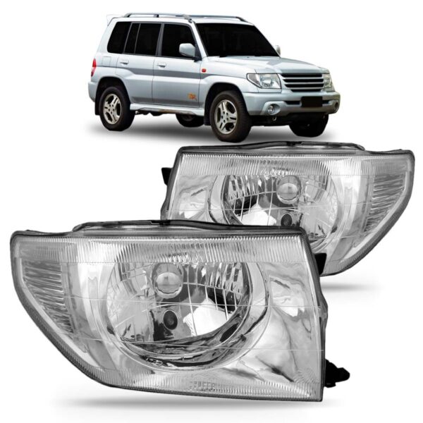 Par Farol Pajero Tr4 2004 2005 2006 Cromado