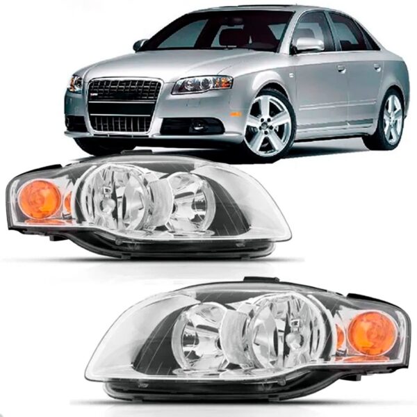 Par Farol Audi A4 2004 2005 2006 2007 Sinaleira Âmbar