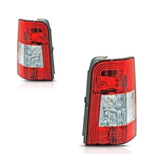 Par Sinaleira Traseira Berlingo 09 2010 2011 A 2018 Bicolor Ambos Lados Vermelho