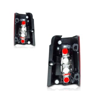 Par Sinaleira Traseira Berlingo 09 2010 2011 A 2018 Bicolor Ambos Lados Vermelho