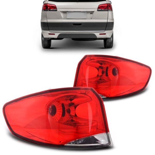 Par Lanterna Traseira Palio Weekend 2009 2010 2011 Canto Esquerdo