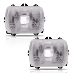 Par Farol Hilux/l200 Quadrado 1990 A 2001 Com Suporte