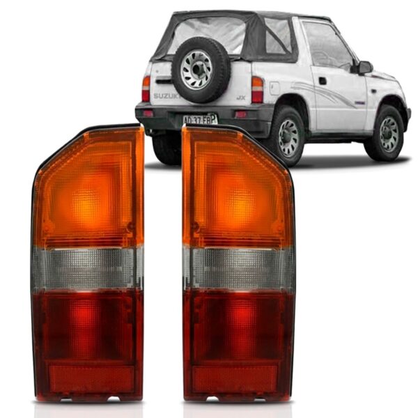 Par Lanterna Traseira Grand Vitara 1997 98 99 00 01 Tricolor