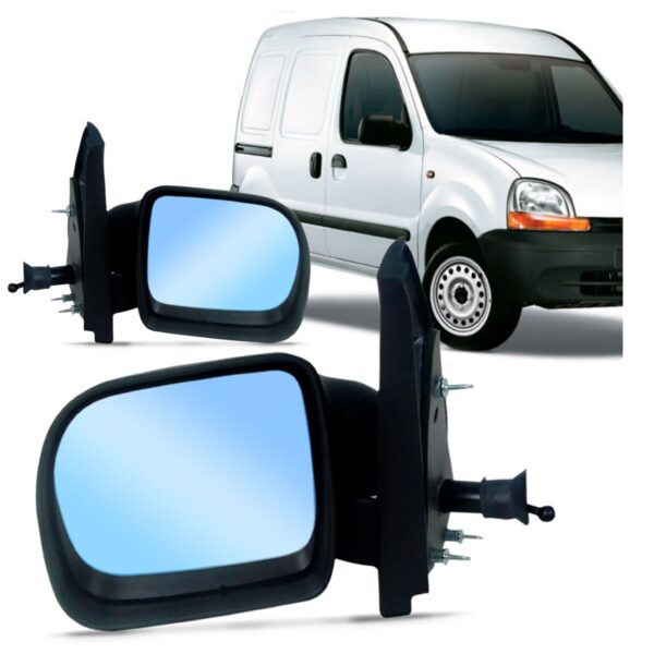 Par Retrovisor Kangoo 2003 A 2015 C/controle Asferico