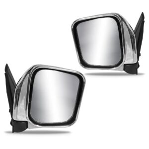 Jogo Retrovisor Pajero 1993 1994 1995 1996 1997 Fixo Cromado