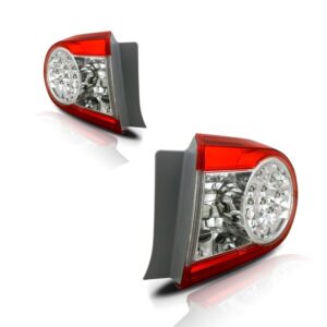 Par Sinaleira Traseira Corolla 2012 2013 2014 Com Led