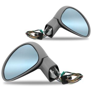 Par Retrovisor C4 08 A 12 Elétrico Com Sinaleira Lente Azul
