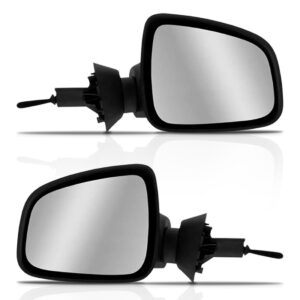 Par Retrovisor Logan Sandero 2011 12 2013 C/ Controle Grande
