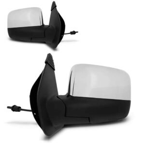 Par Retrovisor Ecosport 2003 2004 05 A 2009 Cromado Controle
