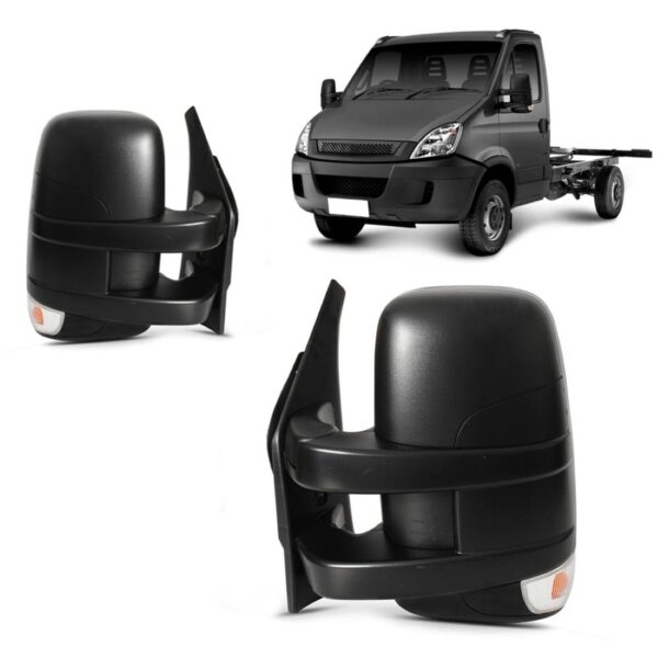 Par Retrovisor Daily 2008 A 2019 Com Sinaleira Curto