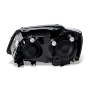 Par Farol Foco Duplo Para Vw Fox 2010 Até 2014 Mascara Negra Ambos Lados