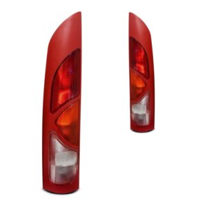 Par Sinaleira Traseira Kangoo 1997 A 2006 Vermelha Vermelho