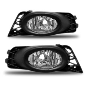 Par Farol Milha Auxiliar Civic 2009 2010 2011 Com Moldura