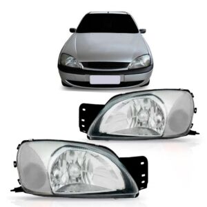 Par Farol Com Sinaleira Cristal Fiesta 2000 2001 2002 Direito/passageiro