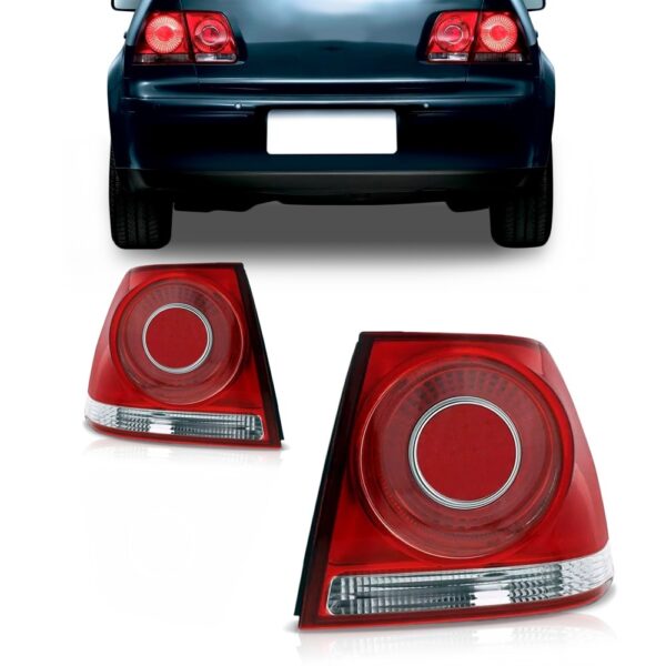 Par Sinaleira Traseira Bora 2008 2009 2010 2011 2012 Ambos Lados Vermelho