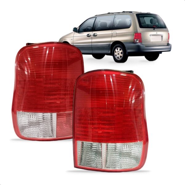 Par Sinaleira Traseira Carnival 2002 2003 2004 Ambos Lados Bicolor