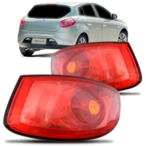 Par Sinaleira Traseira Bravo 2011 2012 13 2014 Toda Vermelha Vermelho