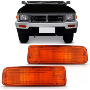 Par Sinaleira Seta Parachoque Hilux Sw4 1996 1997 1998 Ambar Âmbar