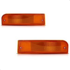 Par Sinaleira Seta Parachoque Hilux Sw4 1992 1993 1994 1995 Âmbar