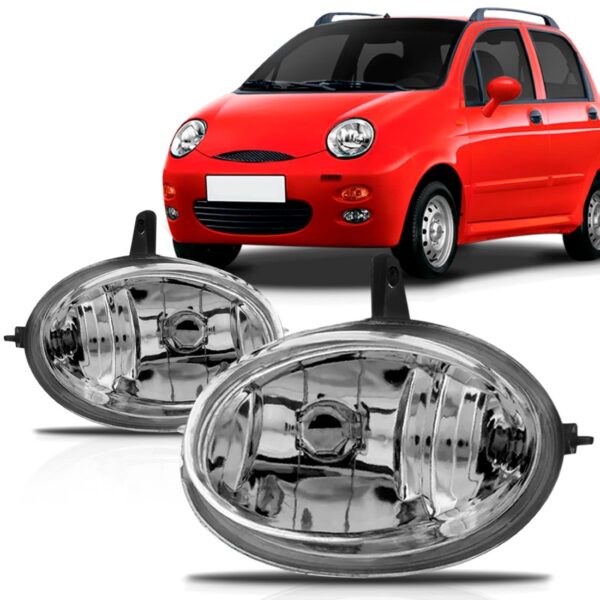 Par Farol Milha Auxiliar B11 2003 Com  Foco Simples Cromada