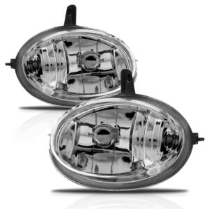 Par Farol Milha Auxiliar B11 2003 Com  Foco Simples Cromada