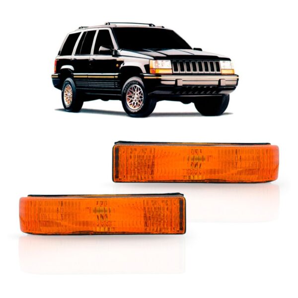 Par Sinaleira Grand Cherokee 97 98 99 A 02 Âmbar Inferior