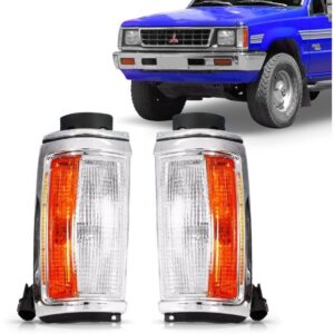 Par Sinaleira L200 1992 1993 Até 01 2002 2003 Aro Cromado