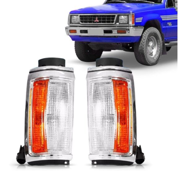 Par Sinaleira L200 1992 1993 Até 01 2002 2003 Aro Cromado