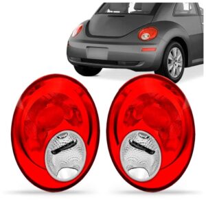 Par Sinaleira Traseira New Beetle 2007 A 2012 Vermelho