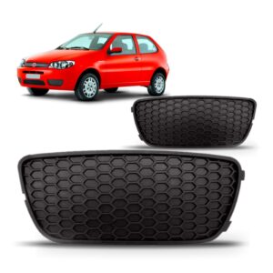 Par Moldura Milha Palio Economy Elx Fire 2004 A 2008 S/ Furo Preto