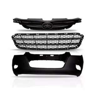 Kit Envolvente Dianteiro + Grade Inferior E Superior Jac J3 Preto