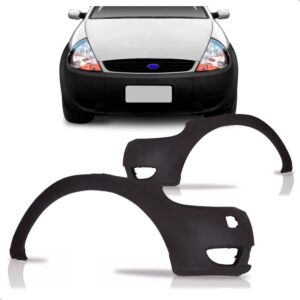 Par Envolvente Dianteiro Ka 2002 A 2007 Texturizado Novo Preto